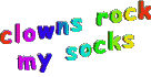 clowns rock my socks